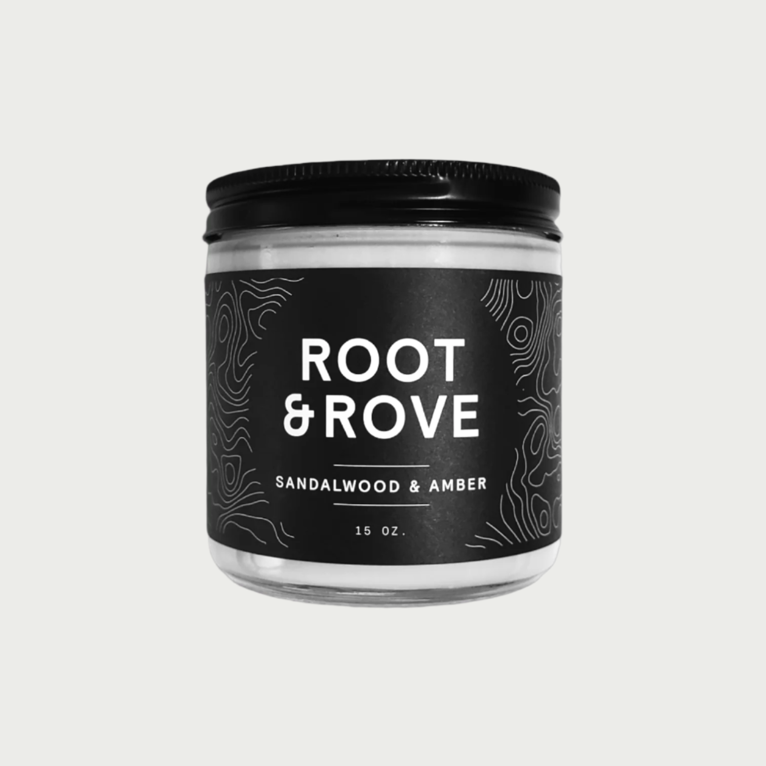 SANDALWOOD & AMBER - LARGE CANDLE
